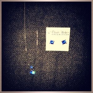 Sapphire ✨ Earrings + Necklace {September stone}